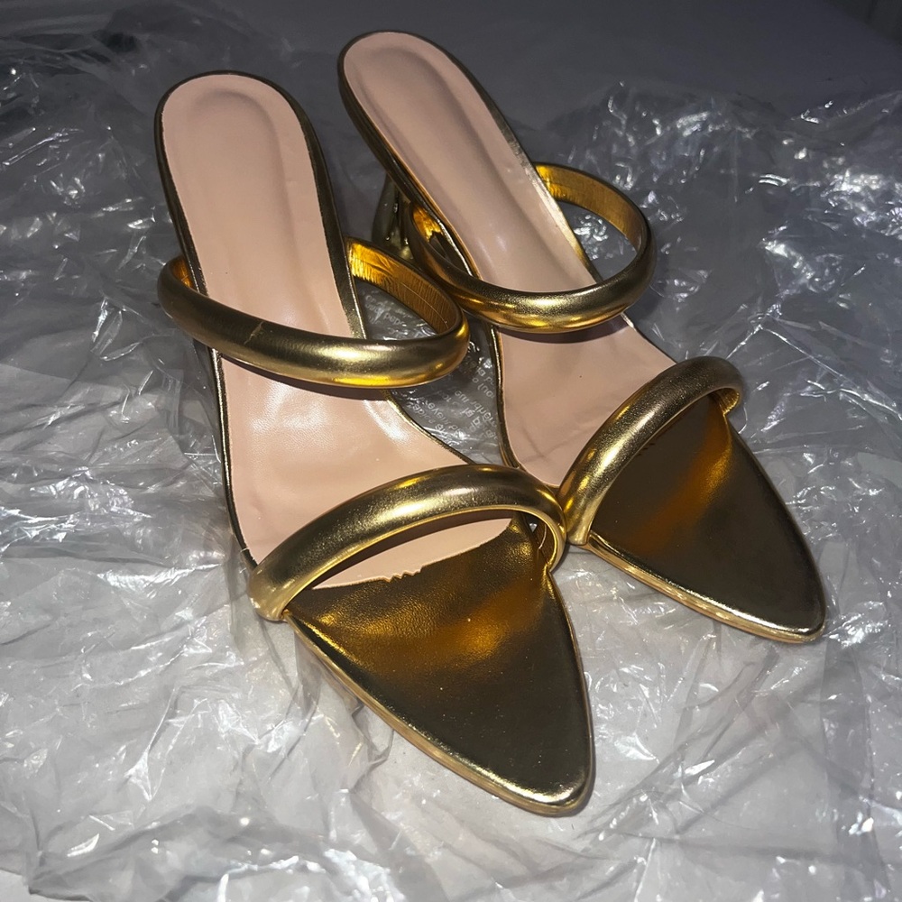 Gold heels